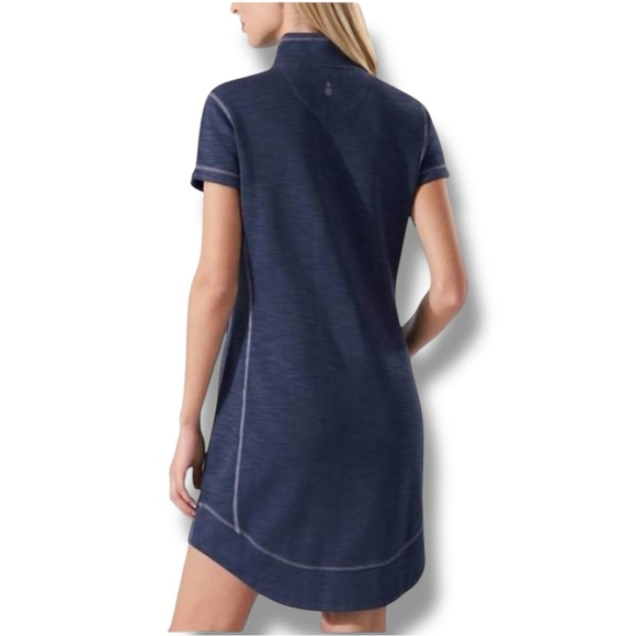 TOMMY BAHAMA Tobago Bay Half-Zip Short-Sleeve Dress - XL Ocean Blue - Picture 13 of 13